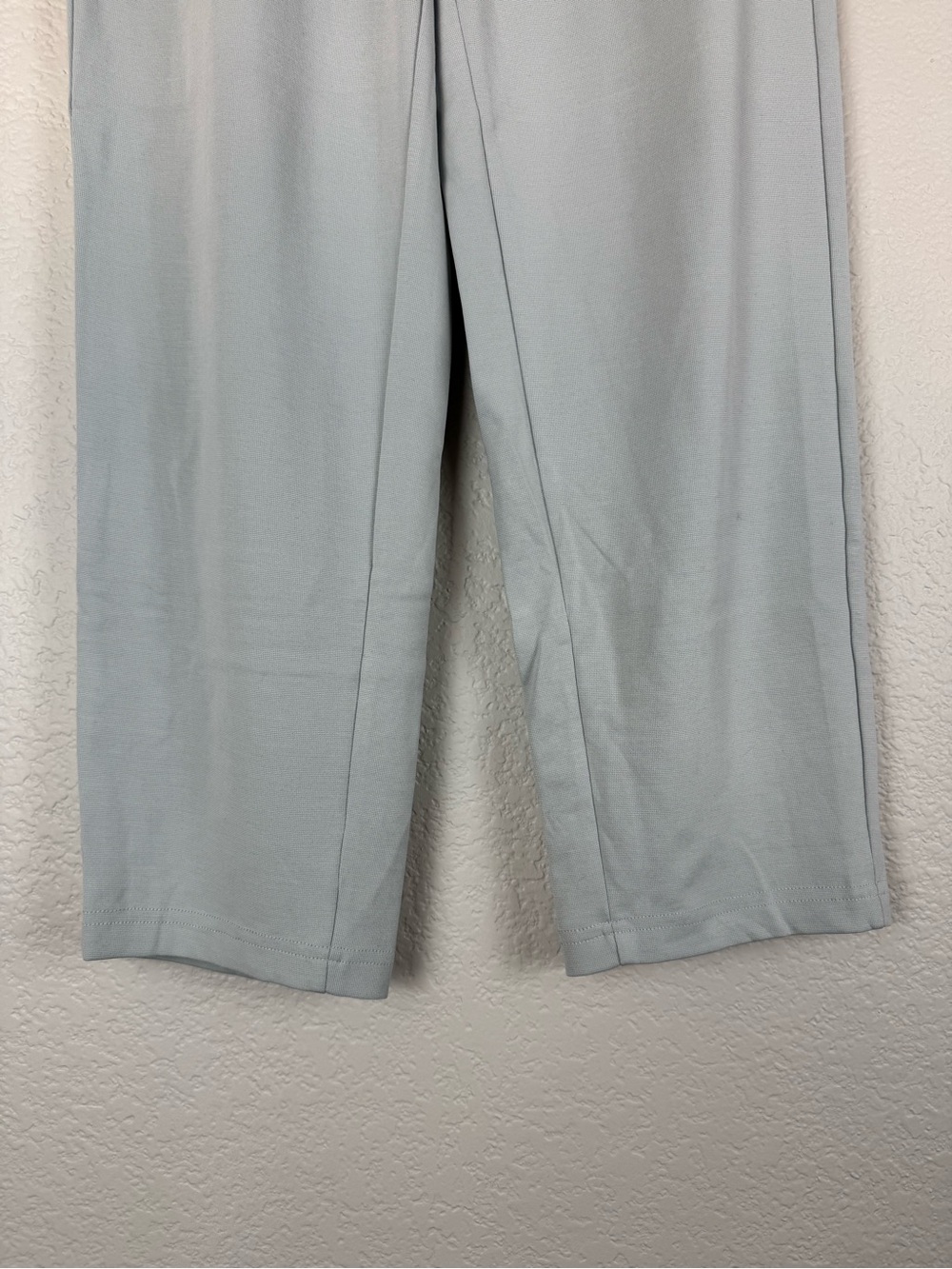 OGL Sandwashed Smoke Blue Mid Rise Tapered Pants with Pockets - Picture 7 of 13